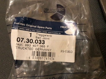 Traggelenk Audi A6 C4 vorne links 893407365F